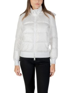 Veste femme Armani Exchange blanche à capuche | choixmode.fr