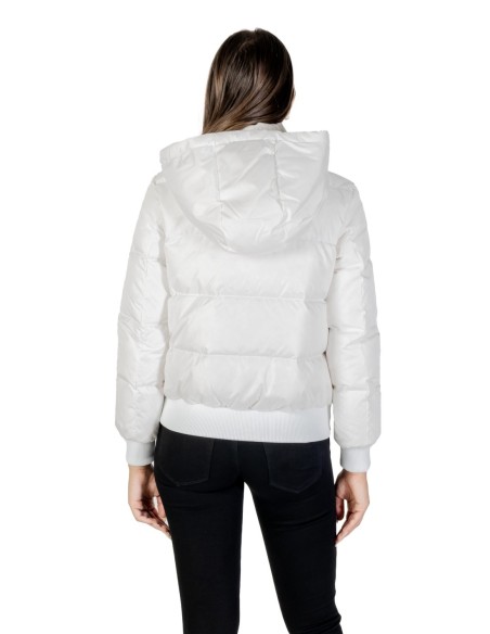 Veste femme Armani Exchange blanche à capuche | choixmode.fr