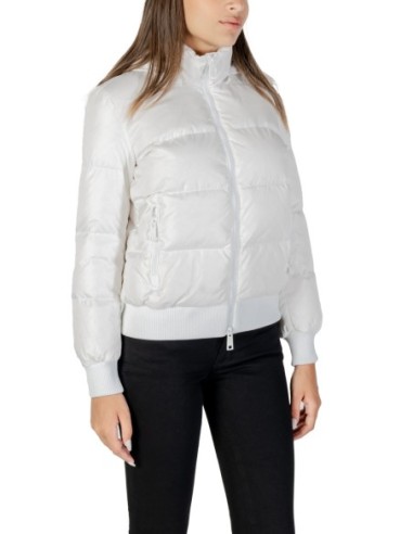 Veste femme Armani Exchange blanche à capuche | choixmode.fr