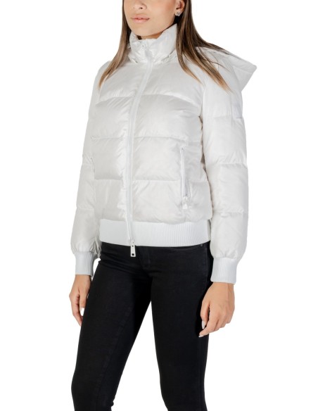Veste femme Armani Exchange blanche à capuche | choixmode.fr