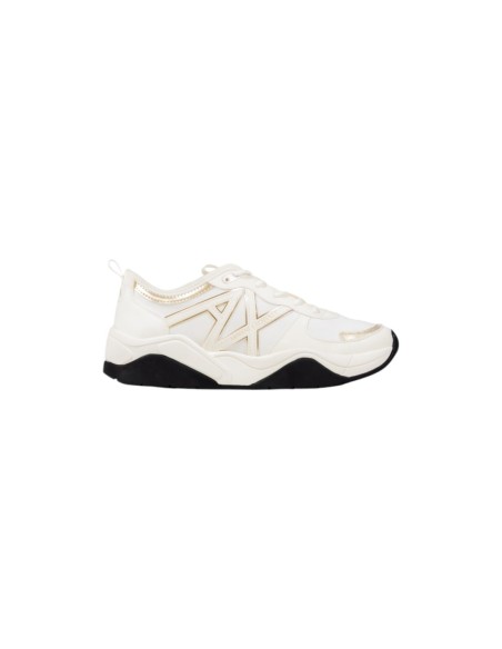 Baskets femme Armani Exchange dorées | choixmode.fr