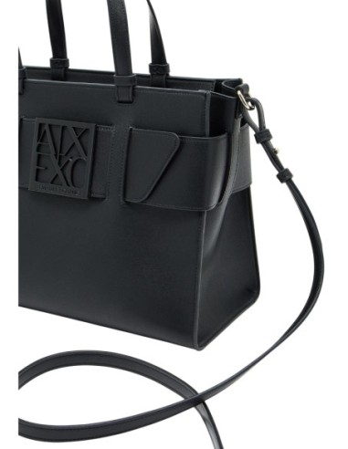 Sac à main femme Armani Exchange noir grand format | choixmode.fr