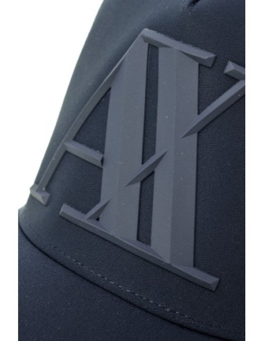Casquette homme Armani Exchange bleue imprimée | choixmode.fr