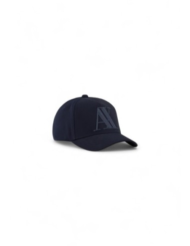 Casquette homme Armani Exchange bleue imprimée | choixmode.fr