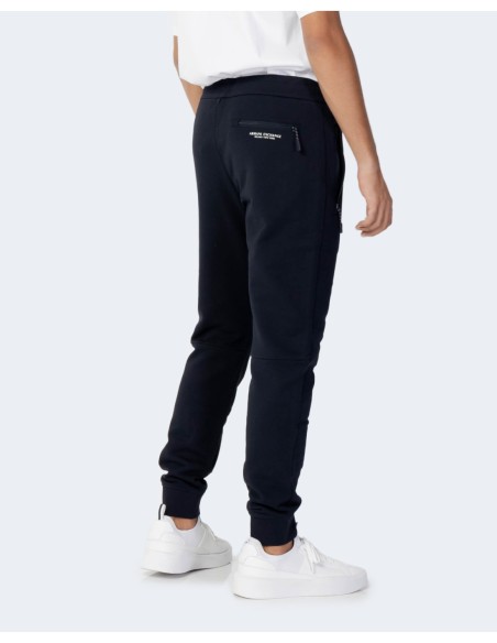 Pantalon homme Armani Exchange bleu à lacets | choixmode.fr