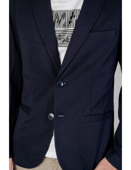 Veste homme Armani Exchange bleue élégante | choixmode.fr