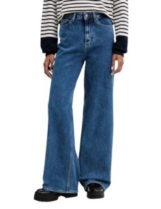 Jean femme Tommy Hilfiger bleu clair taille haute | choixmode.fr