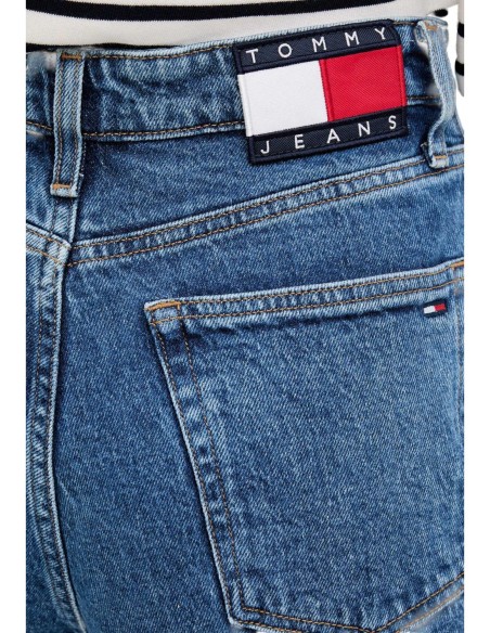 Jean femme Tommy Hilfiger bleu clair taille haute | choixmode.fr