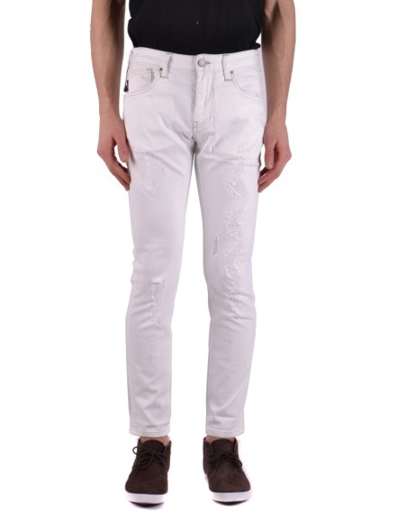 Jean homme Armani Jeans blanc stretch | choixmode.fr