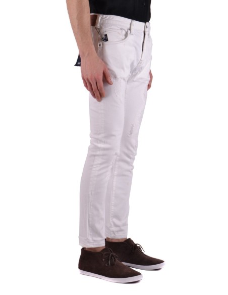 Jean homme Armani Jeans blanc stretch | choixmode.fr