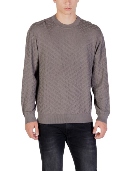 Pull homme Armani Exchange gris viscose | choixmode.fr