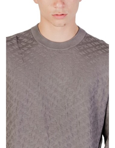 Pull homme Armani Exchange gris viscose | choixmode.fr