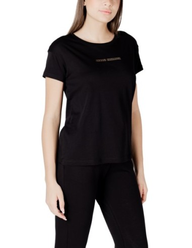 T-shirt femme Armani Exchange noir coton | choixmode.fr