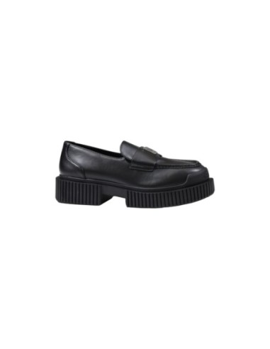 Mocassins femme Armani Exchange noirs cuir | choixmode.fr