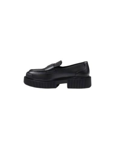 Mocassins femme Armani Exchange noirs cuir | choixmode.fr
