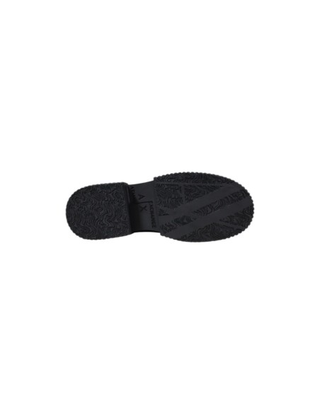 Mocassins femme Armani Exchange noirs cuir | choixmode.fr