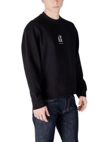 Sweat homme Armani Exchange noir col rond | choixmode.fr