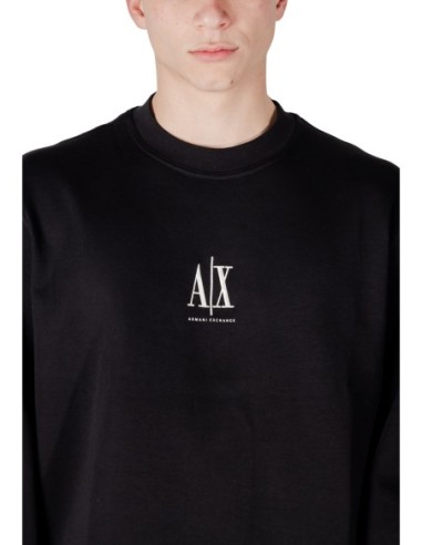 Sweat homme Armani Exchange noir col rond | choixmode.fr