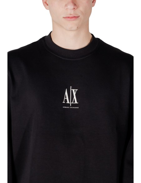 Sweat homme Armani Exchange noir col rond | choixmode.fr