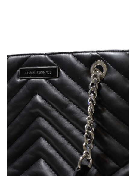 Sac à main femme Armani Exchange noir zippé | choixmode.fr
