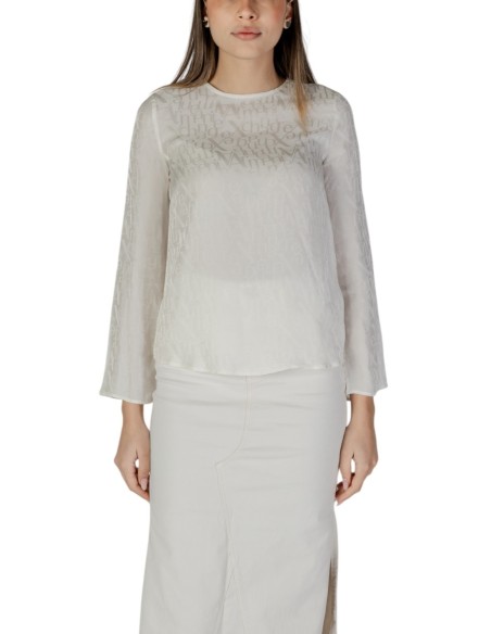 Blouse femme Armani Exchange beige fluide | choixmode.fr