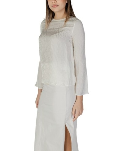 Blouse femme Armani Exchange beige fluide | choixmode.fr