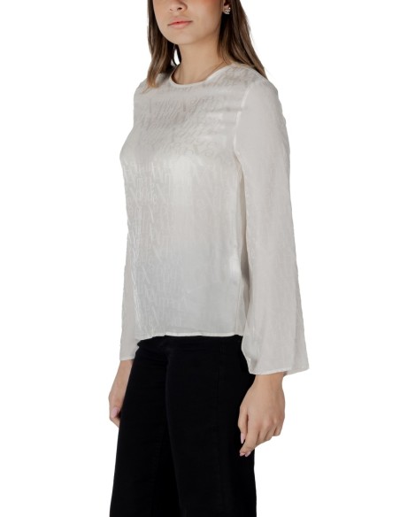 Blouse femme Armani Exchange beige fluide | choixmode.fr