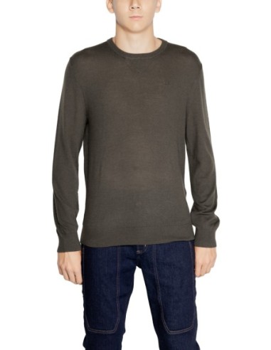 Pull homme Armani Exchange marron laine | choixmode.fr