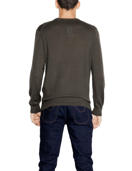 Pull homme Armani Exchange marron laine | choixmode.fr