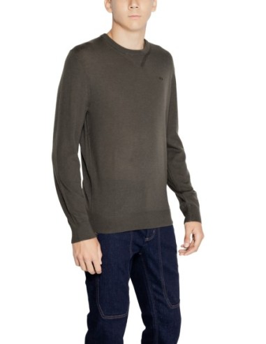 Pull homme Armani Exchange marron laine | choixmode.fr