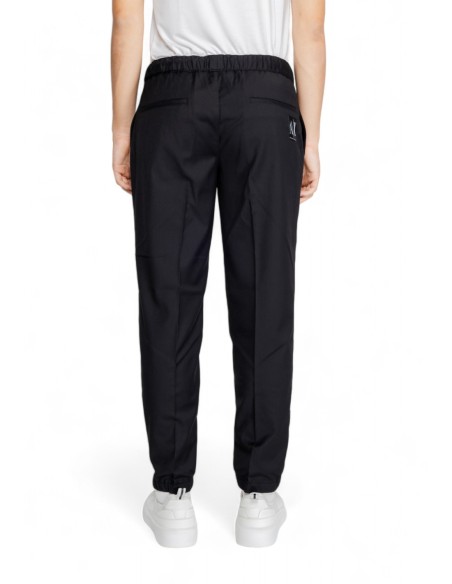 Pantalon homme Armani Exchange noir à lacets | choixmode.fr