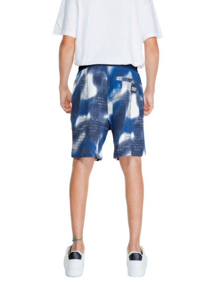 Bermuda homme Armani Exchange bleu imprimé | choixmode.fr