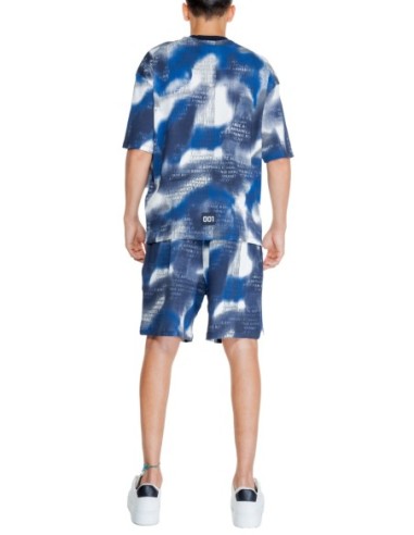 T-shirt homme Armani Exchange bleu imprimé | choixmode.fr