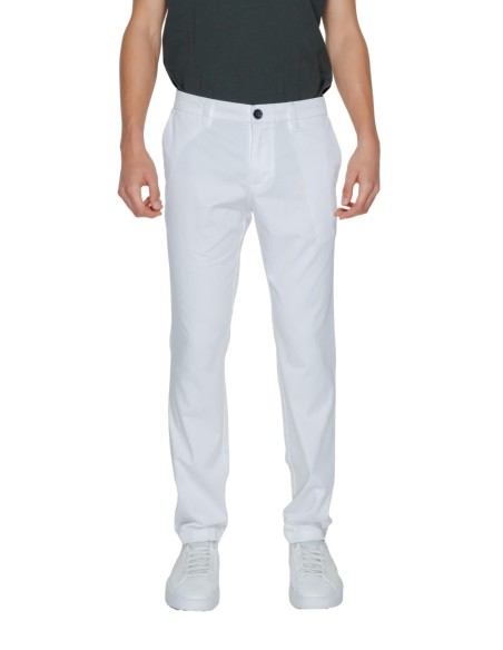 Pantalon homme Armani Exchange blanc stretch | choixmode.fr