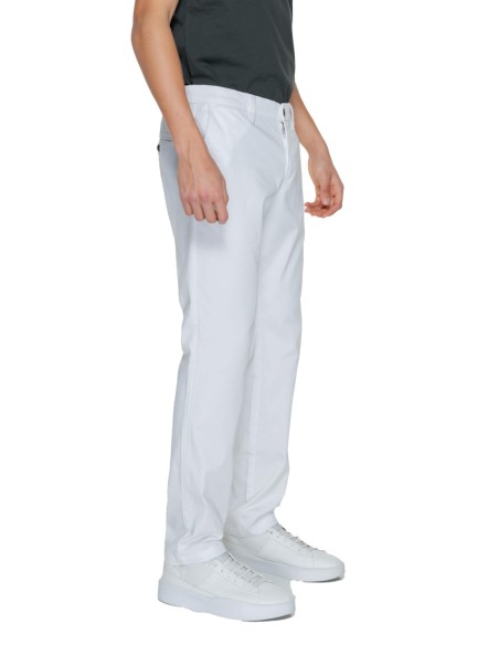 Pantalon homme Armani Exchange blanc stretch | choixmode.fr