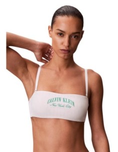 Bralette bandeau Calvin Klein Underwear blanche | choixmode.fr