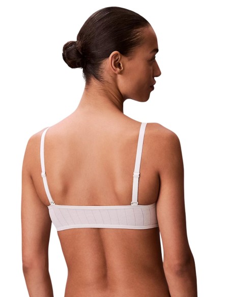 Bralette bandeau Calvin Klein Underwear blanche | choixmode.fr