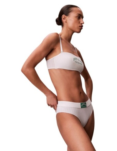 Bralette bandeau Calvin Klein Underwear blanche | choixmode.fr