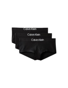 Lot 3 shortys Calvin Klein femme noir | choixmode.fr