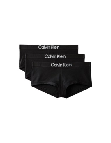 Lot 3 shortys Calvin Klein femme noir | choixmode.fr