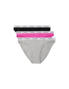 Lot 3 culottes bikini Calvin Klein femme gris | choixmode.fr