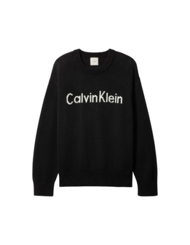 Calvin Klein-Pull femme  Jeans noir imprimé | choixmode.fr