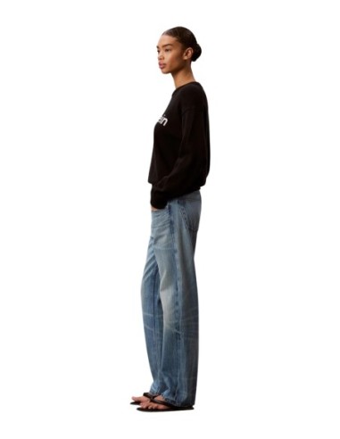 Calvin Klein-Pull femme  Jeans noir imprimé | choixmode.fr