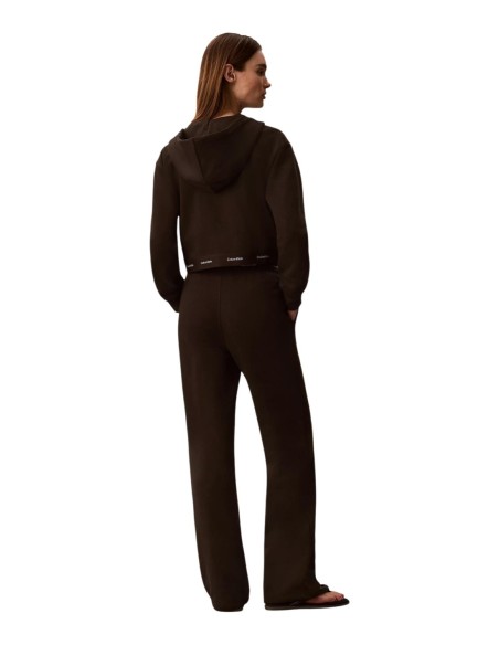 Pantalon femme Calvin Klein Jeans marron coton | choixmode.fr