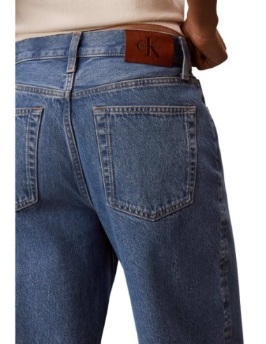 Jean femme Calvin Klein Jeans bleu coton | choixmode.fr