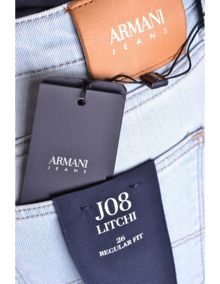 Jean femme Armani Jeans bleu coton stretch | choixmode.fr