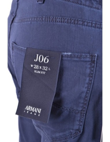 Jean homme Armani Jeans bleu denim stretch | choixmode.fr