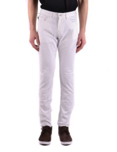Jean homme Armani Jeans blanc coupe moderne | choixmode.fr