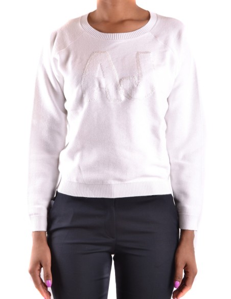 Pull femme Armani Jeans blanc en coton | choixmode.fr
