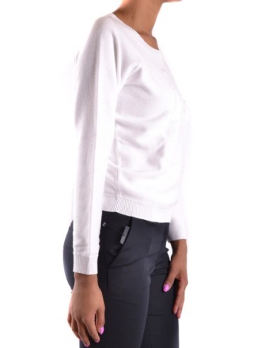 Pull femme Armani Jeans blanc en coton | choixmode.fr